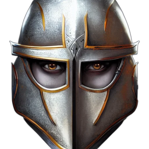 mask, face, sword, fantasy art transparent PNG cut-out