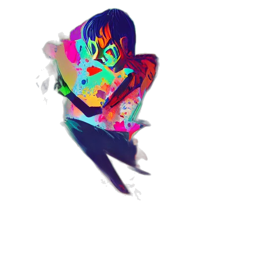 mask, face, creature, jacket transparent PNG cut-out