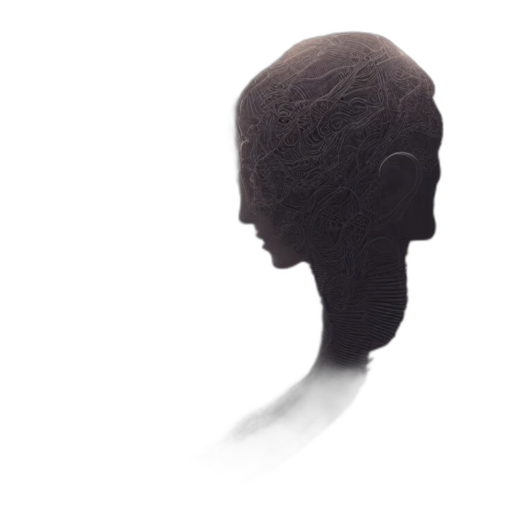 face, mask, hair, crown transparent PNG cut-out