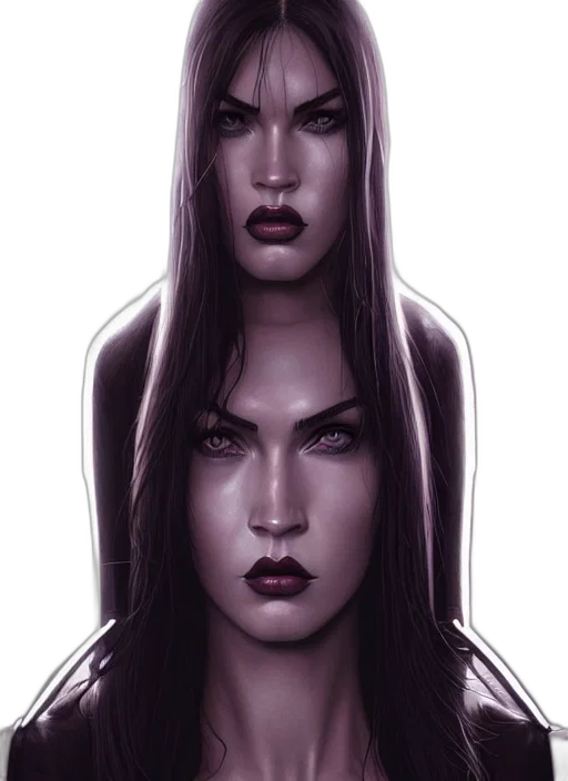 face, comic book art, concept art, fantasy art transparent PNG cut-out