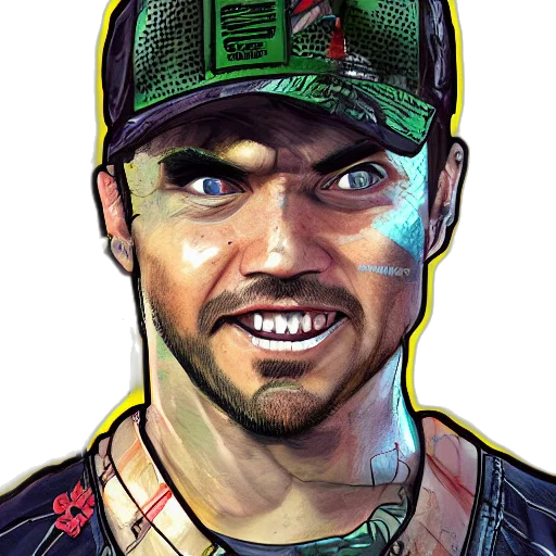 face, cartoon, photorealistic, comic book art transparent PNG cut-out