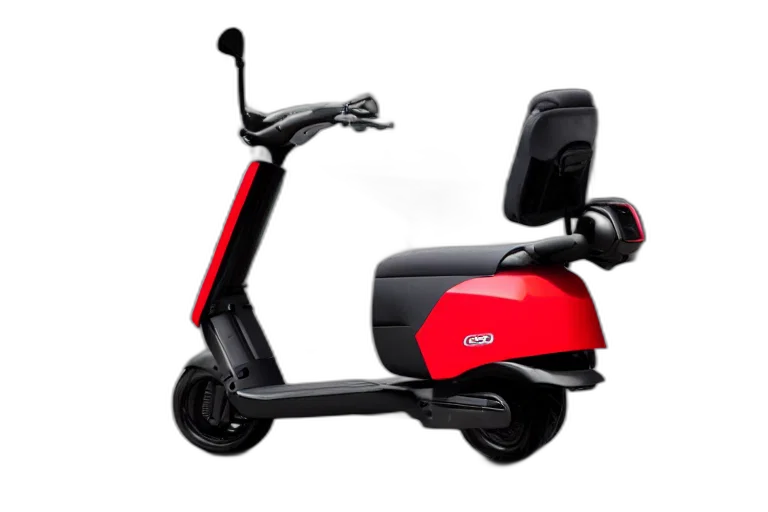 mobility, scooter, designed, produced transparent PNG cut-out