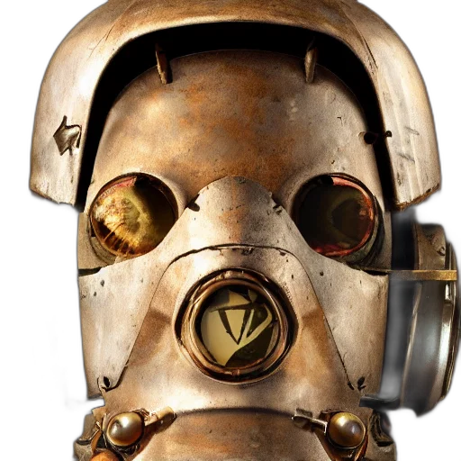mask, robot, face, staff transparent PNG cut-out