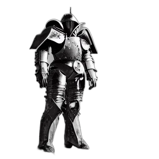 robot, jacket, sword, mask transparent PNG cut-out
