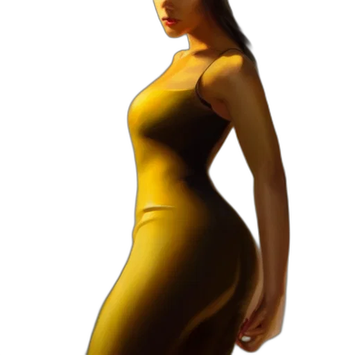 dress, jewelry, robot, 3d render transparent PNG cut-out