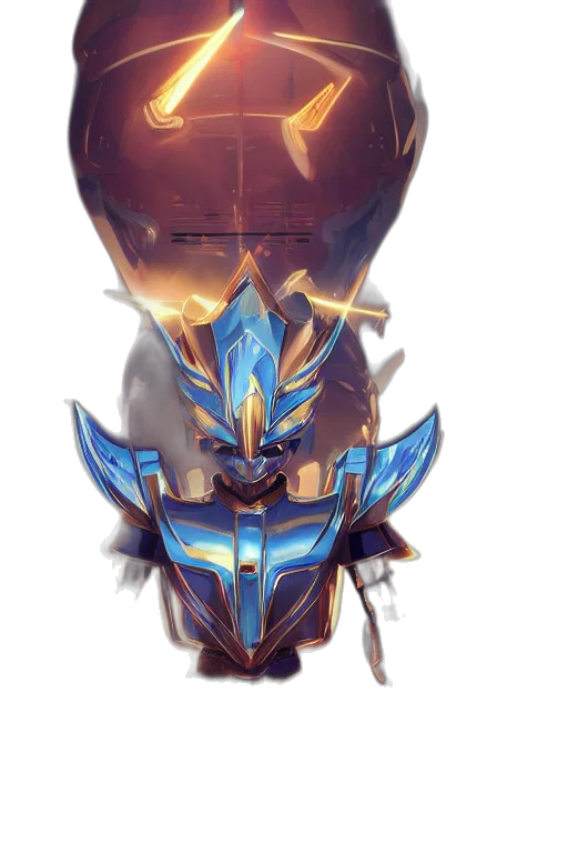 mask, crown, robot, weapon transparent PNG cut-out