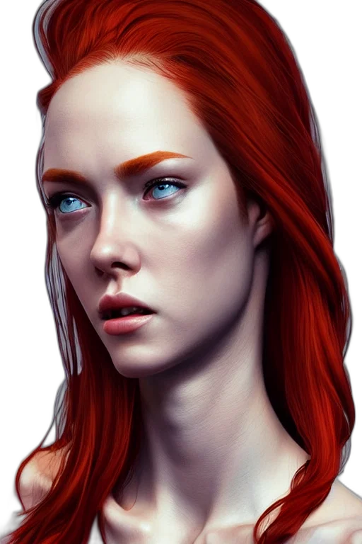 face, jewelry, robot, photorealistic transparent PNG cut-out