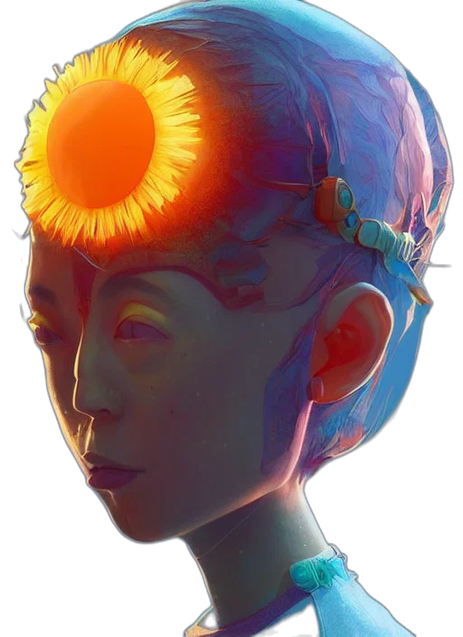 crown, face, mask, hair transparent PNG cut-out
