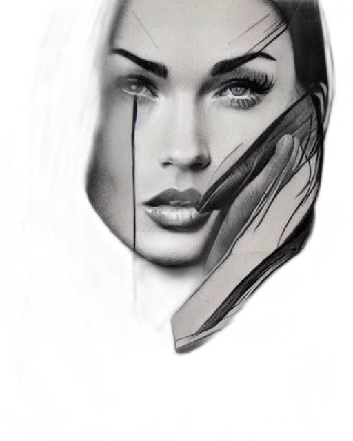 face, mask, umbrella, hair transparent PNG cut-out