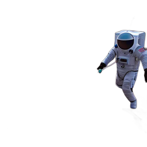 robot, 3d render, concept art, vaporwave transparent PNG cut-out