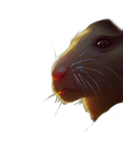 animal, face, creature, photorealistic transparent PNG cut-out