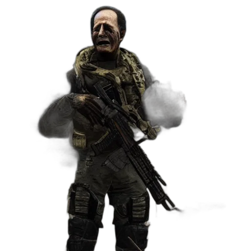 weapon, staff, mask, jacket transparent PNG cut-out