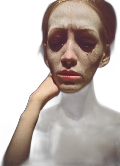 face, mask, robot, creature transparent PNG cut-out