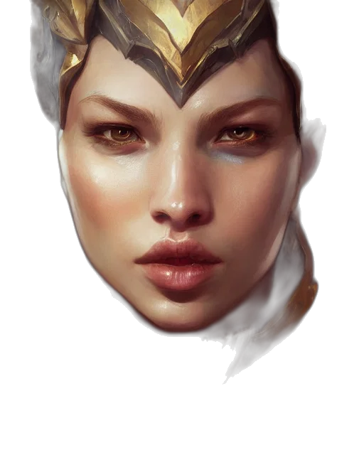 face, crown, mask, jewelry transparent PNG cut-out