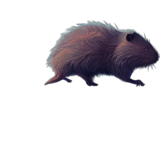 creature, animal, hair, dragon transparent PNG cut-out