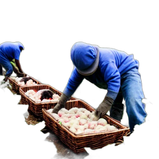 food, farm, workers, harvesting transparent PNG cut-out