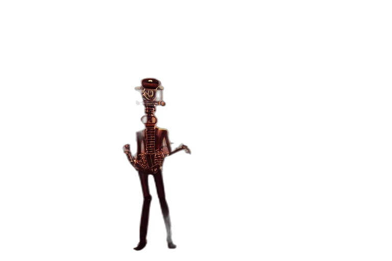 robot, staff, creature, animal transparent PNG cut-out