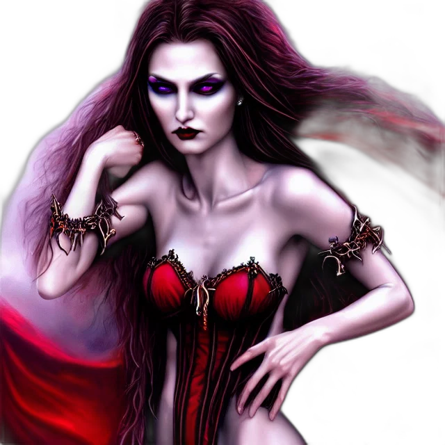 dress, jewelry, fantasy art, comic book art transparent PNG cut-out