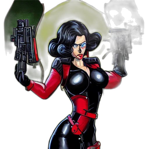 weapon, comic book art, concept art, cartoon transparent PNG cut-out