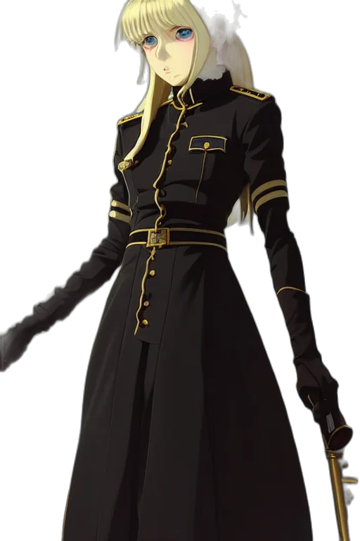 staff, jacket, dress, sword transparent PNG cut-out