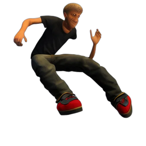 shoes, creature, 3d render, concept art transparent PNG cut-out