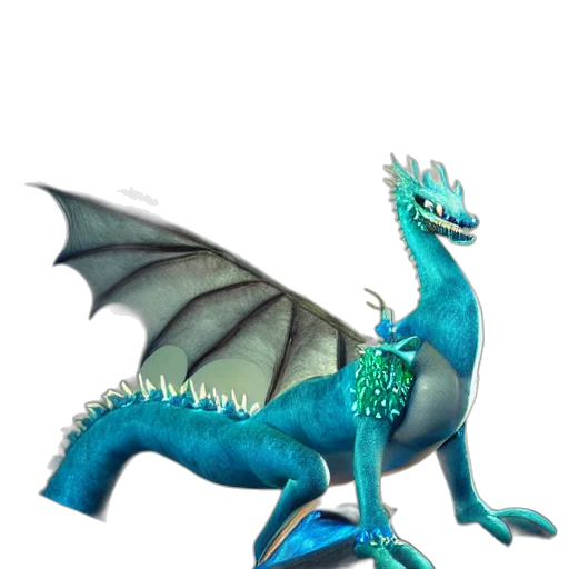 dragon, creature, animal, staff transparent PNG cut-out
