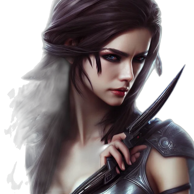 sword, fantasy art, concept art, photorealistic transparent PNG cut-out