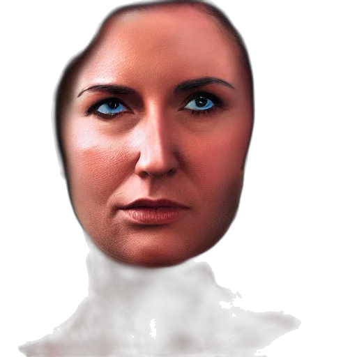 face, mask, staff, robot transparent PNG cut-out