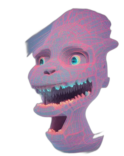 creature, face, mask, robot transparent PNG cut-out