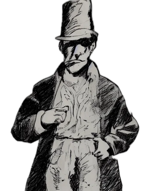 jacket, staff, mask, face transparent PNG cut-out