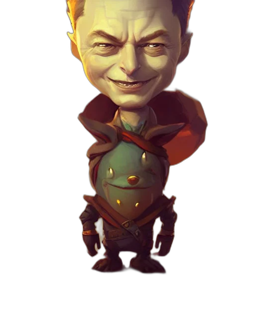 mask, staff, face, creature transparent PNG cut-out