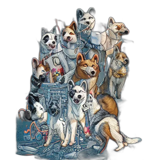 concept art, fantasy art, watercolor, crazy transparent PNG cut-out