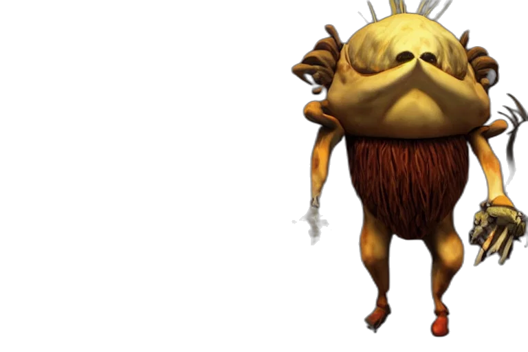 creature, staff, mask, animal transparent PNG cut-out