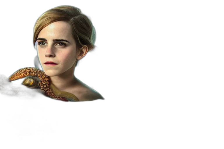 face, mask, crown, hair transparent PNG cut-out