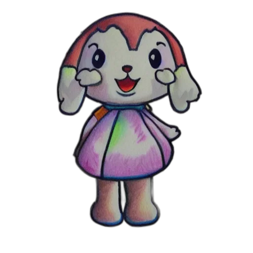 staff, creature, animal, dress transparent PNG cut-out