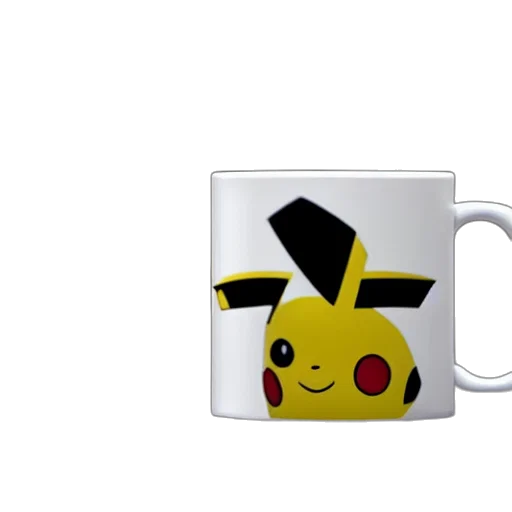 3d render, photorealistic, pixel art, pikachu-print transparent PNG cut-out
