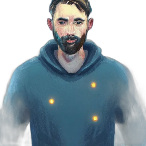 jacket, face, staff, mask transparent PNG cut-out
