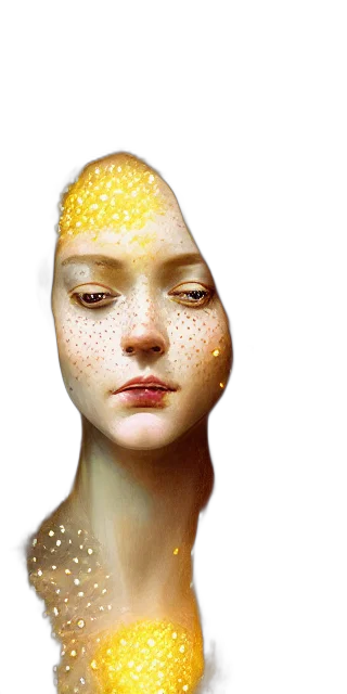mask, face, crown, jewelry transparent PNG cut-out