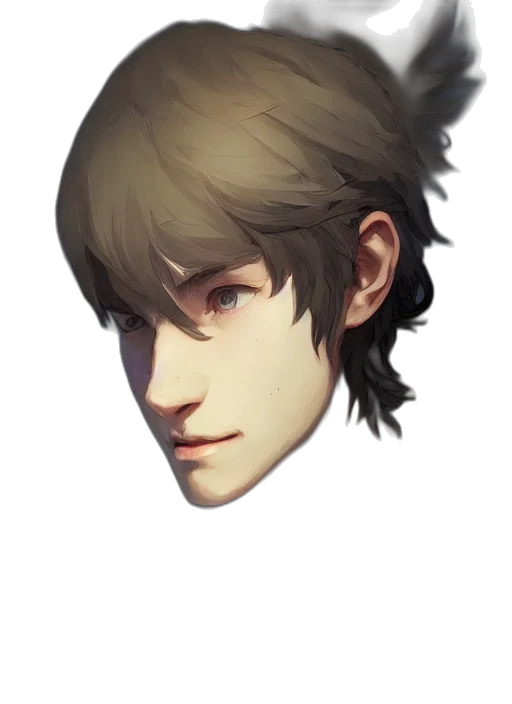 face, mask, hair, crown transparent PNG cut-out