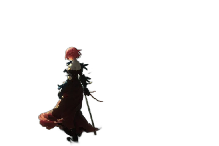 dress, weapon, staff, sword transparent PNG cut-out