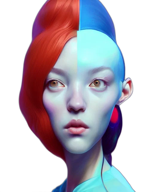 face, mask, robot, crown transparent PNG cut-out