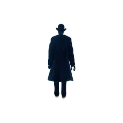 hat, jacket, staff, umbrella transparent PNG cut-out
