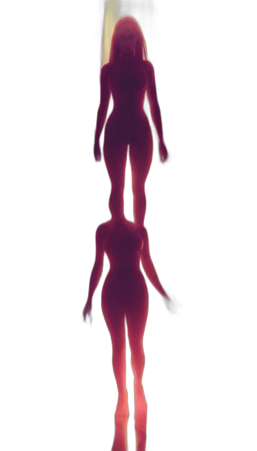 dress, creature, robot, staff transparent PNG cut-out