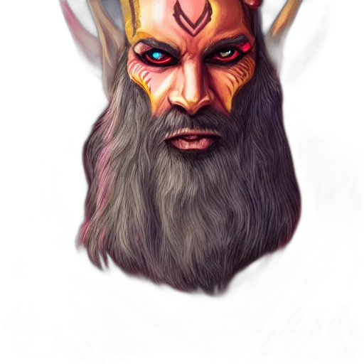 mask, face, dragon, staff transparent PNG cut-out