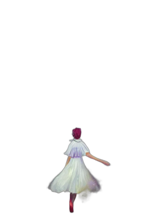 dress, crown, creature, hair transparent PNG cut-out