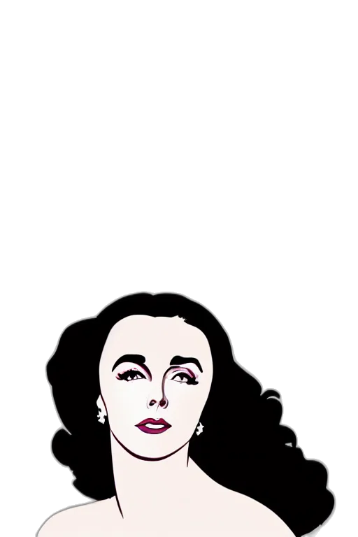 face, cartoon, comic book art, pixel art transparent PNG cut-out