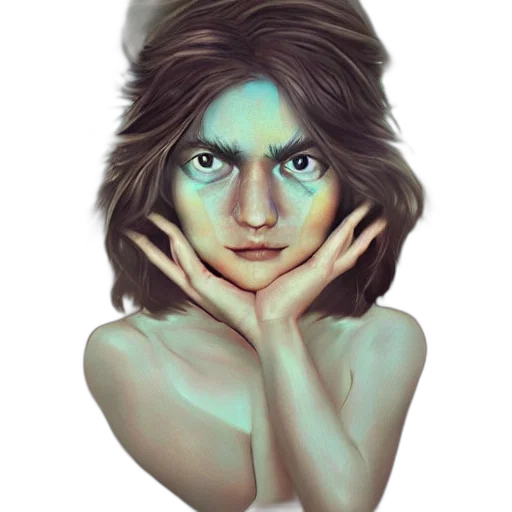 face, mask, creature, crown transparent PNG cut-out