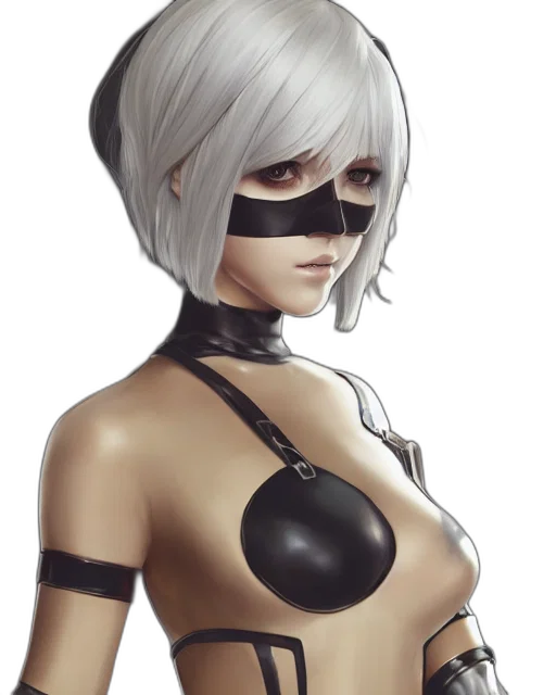 mask, robot, face, concept art transparent PNG cut-out