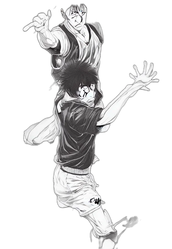 comic book art, concept art, cartoon, anime transparent PNG cut-out