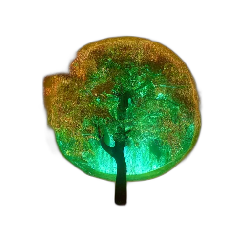 tree, jewelry, umbrella, staff transparent PNG cut-out